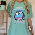 I Closed My Book To Be Here Shirt I Closed My Books Women's Comfort Colors T-Shirt Violet
