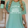 I Closed My Book To Be Here Shirt Book Lover Reading Shirt Women's Comfort Colors T-Shirt Violet