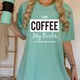 I Like Coffee My Books And Maybe Like 3 People Book Lover Women's Comfort Colors T-Shirt Violet