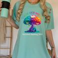 Color Our World Summer Reading 2025 Tree Book Lover Camping Women's Comfort Colors T-Shirt Violet Color Our World Summer Reading 2025 Tree Book Lover Camping Women's Comfort Colors T-Shirt Violet
