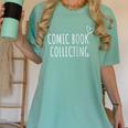 Comic Book Collecting Collector Women's Comfort Colors T-Shirt Violet