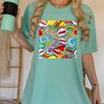 Comic Book Pop Art Modern Fun Women's Comfort Colors T-Shirt Violet