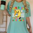 Cute 100 Days In The Books Groovy Boy Girl Teacher Women's Comfort Colors T-Shirt Violet Cute 100 Days In The Books Groovy Boy Girl Teacher Women's Comfort Colors T-Shirt Violet