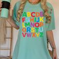 Cute ABCs Shirt Alphabet Colorful Letters Reading Books Kids Women's Comfort Colors T-Shirt Violet Cute ABCs Shirt Alphabet Colorful Letters Reading Books Kids Women's Comfort Colors T-Shirt Violet