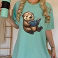 Cute Book Sea Otter Women's Comfort Colors T-Shirt Violet