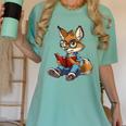Cute Coyote With Book I Kids Coyote Women's Comfort Colors T-Shirt Violet Cute Coyote With Book I Kids Coyote Women's Comfort Colors T-Shirt Violet