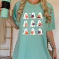 Cute Ghost Reading Book Lovers Halloween Ghost Women's Comfort Colors T-Shirt Violet