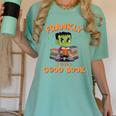 Cute Halloween Teacher Librarian Frankenstein Reading Books Women's Comfort Colors T-Shirt Violet Cute Halloween Teacher Librarian Frankenstein Reading Books Women's Comfort Colors T-Shirt Violet