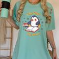 Cute Xmas Book Lover Penguin Reading Cosy Days Cosy Reads Women's Comfort Colors T-Shirt Violet Cute Xmas Book Lover Penguin Reading Cosy Days Cosy Reads Women's Comfort Colors T-Shirt Violet
