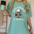 Dark Romance Is My Therapy Book Lover Merch Trigger Warning Women's Comfort Colors T-Shirt Violet Dark Romance Is My Therapy Book Lover Merch Trigger Warning Women's Comfort Colors T-Shirt Violet