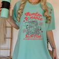 Dark Romance Reader Reading Monster Romance Book Club Women's Comfort Colors T-Shirt Violet