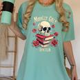 Dark Romance Romantasy Smutty Book Lover Morally Grey Merch Women's Comfort Colors T-Shirt Violet