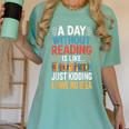 A Day Without Reading I Have No Idea Book Lovers Women's Comfort Colors T-Shirt Violet