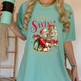 Dear Santa More Books Please Christmas Women's Comfort Colors T-Shirt Violet