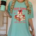 Dear Santa More Books Please Coquette Bow Books Christmas Women's Comfort Colors T-Shirt Violet Dear Santa More Books Please Coquette Bow Books Christmas Women's Comfort Colors T-Shirt Violet