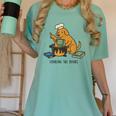 Dog Cooking The Books Women's Comfort Colors T-Shirt Violet