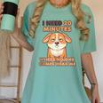 Dog Introvert I Need 20 Minutes Where No One Comes Women's Comfort Colors T-Shirt Violet