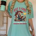 Dragon Just A Girl Who Loves Dragons And Books Women's Comfort Colors T-Shirt Violet