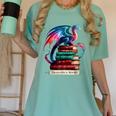 Dragons And Books Dragonworm Book Lover Reading Women's Comfort Colors T-Shirt Violet