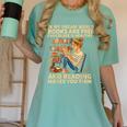 In My Dream World Books Are Free Chocolate Is Healthy Women's Comfort Colors T-Shirt Violet
