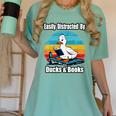 Ducks Books Lover Easily Distracted By Ducks & Books Women's Comfort Colors T-Shirt Violet Ducks Books Lover Easily Distracted By Ducks & Books Women's Comfort Colors T-Shirt Violet
