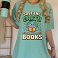 Earth Day Save Earth It´s Only Planet With Books Reader Women's Comfort Colors T-Shirt Violet Earth Day Save Earth It´s Only Planet With Books Reader Women's Comfort Colors T-Shirt Violet