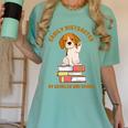 Easily Distracted By Beagles And Books Beagle Dog Women's Comfort Colors T-Shirt Violet