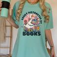 Easily Distracted By Books Read Goose Lover Bookworm Reading Women's Comfort Colors T-Shirt Violet