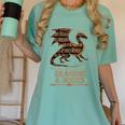 Easily Distracted By Dragons And Books Library Dragon Lover Women's Comfort Colors T-Shirt Violet