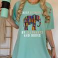 Easily Distracted By Elephants And Books Elephant Women's Comfort Colors T-Shirt Violet Easily Distracted By Elephants And Books Elephant Women's Comfort Colors T-Shirt Violet