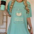 Printed Page Perfume Book Lover Saying Women's Comfort Colors T-Shirt Violet