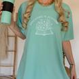 Educating Is Activism Social Education Teacher Book Flower Women's Comfort Colors T-Shirt Violet