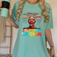 Education Is Freedom Afro Books Women's Comfort Colors T-Shirt Violet