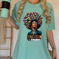 Education Is Freedom History Month Teacher Books Afro For Men Women Women's Comfort Colors T-Shirt Violet Education Is Freedom History Month Teacher Books Afro For Men Women Women's Comfort Colors T-Shirt Violet