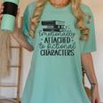 Emotionally Attached To Fictional Characters Banned Books Women's Comfort Colors T-Shirt Violet