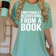 Emotionally Recovering From A Book Women's Comfort Colors T-Shirt Violet