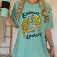 Enemies To Lovers Jaguar Tee Romance Book Plot Device Trope Women's Comfort Colors T-Shirt Violet