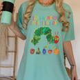 Eric Carle Very Hungry Caterpillar Day Children's Book Women's Comfort Colors T-Shirt Violet Eric Carle Very Hungry Caterpillar Day Children's Book Women's Comfort Colors T-Shirt Violet