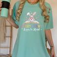 Every Bunny Loves To Read Book Lover Bookworm Rabbit Easter Women's Comfort Colors T-Shirt Violet