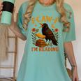 F CAW F Crow I'm Reading Book Lover Fall Women's Comfort Colors T-Shirt Violet F CAW F Crow I'm Reading Book Lover Fall Women's Comfort Colors T-Shirt Violet