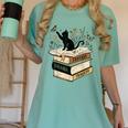 Fantasy Drama Tragedy Cat Book Lover Reading Humor Women's Comfort Colors T-Shirt Violet Fantasy Drama Tragedy Cat Book Lover Reading Humor Women's Comfort Colors T-Shirt Violet