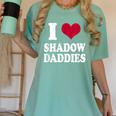 Fantasy Romantasy Book Lover I Love Heart Shadow Daddies Women's Comfort Colors T-Shirt Violet
