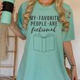 My Favorite People Are Fictional Book Reader Lover Women's Comfort Colors T-Shirt Violet My Favorite People Are Fictional Book Reader Lover Women's Comfort Colors T-Shirt Violet
