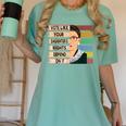 Feminist Ruth Bader Ginsburg RBG Quote Girl With Book Women Women's Comfort Colors T-Shirt Violet