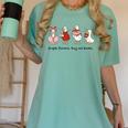 Forget Flowers Buy Me Books Silly-Goose Book Reading Lover Women's Comfort Colors T-Shirt Violet