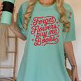 Forget Flowers Buy Me Books Valentine Bookish Book Lover Women's Comfort Colors T-Shirt Violet Forget Flowers Buy Me Books Valentine Bookish Book Lover Women's Comfort Colors T-Shirt Violet