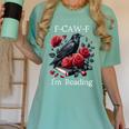Fuck Off Im Reading Smut Books Dark Romance Book Crow F Cawf Women's Comfort Colors T-Shirt Violet Fuck Off Im Reading Smut Books Dark Romance Book Crow F Cawf Women's Comfort Colors T-Shirt Violet
