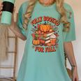Fully Booked For Fall Books Pumpkin Autumn Thanksgiving Women's Comfort Colors T-Shirt Violet Fully Booked For Fall Books Pumpkin Autumn Thanksgiving Women's Comfort Colors T-Shirt Violet