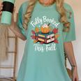 Fully Booked This Fall Women's Comfort Colors T-Shirt Violet Fully Booked This Fall Women's Comfort Colors T-Shirt Violet