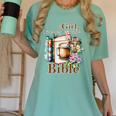 Girl Read Your Bible Christian Faith Jesus Book Women's Comfort Colors T-Shirt Violet